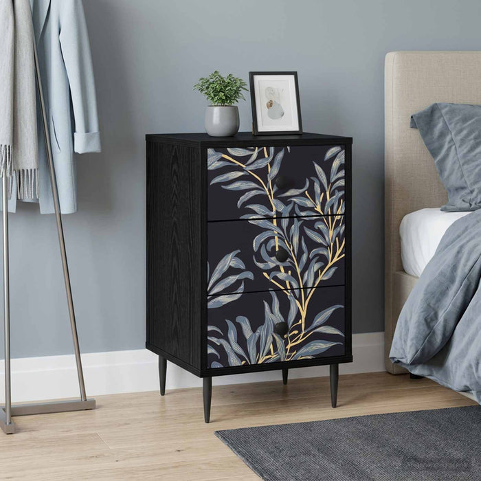 Dulap de noapte DOKKUM Stejar Negru 36 x 33 x 61 cm - WALTI WALTI