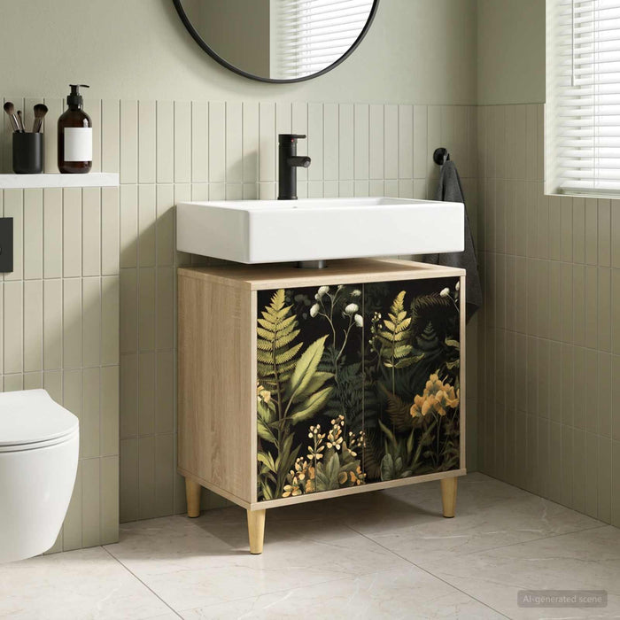 Dulap de Baie RHENEN Sonoma 60 x 40 x 60 cm Lemn prelucrat WALTI