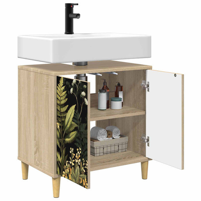 Dulap de Baie RHENEN Sonoma 60 x 40 x 60 cm Lemn prelucrat WALTI