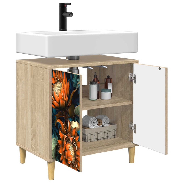 Dulap de Baie LOCHEM Sonoma 60 x 40 x 60 cm Lemn prelucrat WALTI