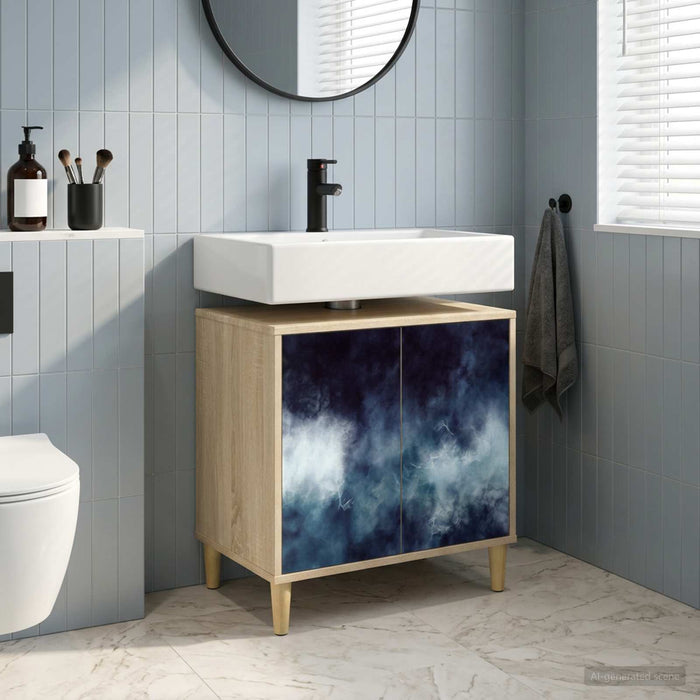 Dulap de Baie RAALTE Sonoma 60 x 40 x 60 cm Lemn prelucrat - WALTI WALTI