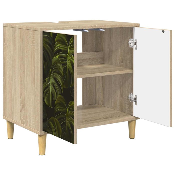 Dulap de Baie ELBURG Sonoma 60 x 40 x 60 cm Lemn prelucrat WALTI