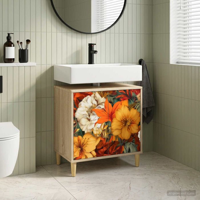 Dulap de Baie GENNEP Sonoma 60 x 40 x 60 cm Lemn prelucrat - WALTI WALTI