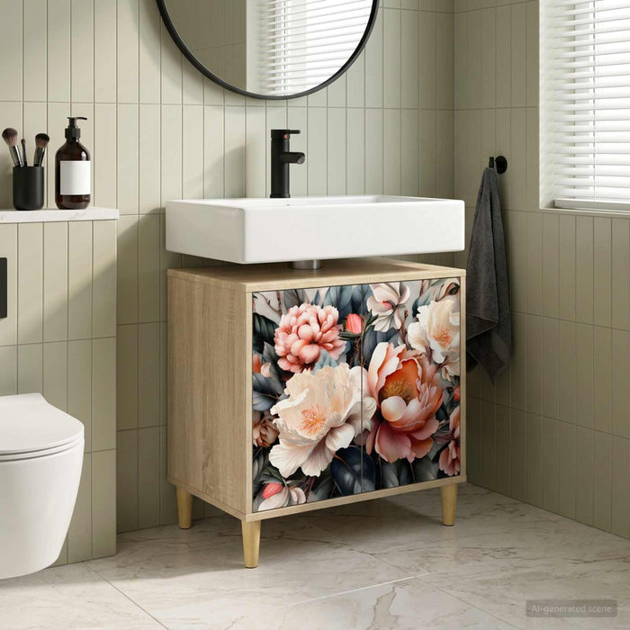 Dulap de Baie BORNE Sonoma 60 x 40 x 60 cm Lemn prelucrat - WALTI WALTI