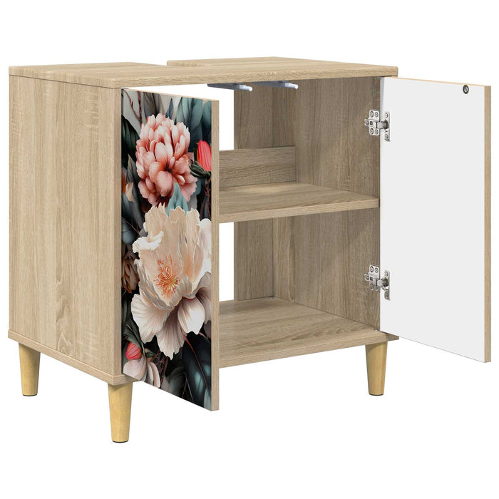 Dulap de Baie BORNE Sonoma 60 x 40 x 60 cm Lemn prelucrat WALTI