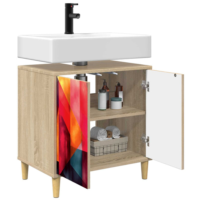 Dulap de Baie HEESCH Sonoma 60 x 40 x 60 cm Lemn prelucrat WALTI