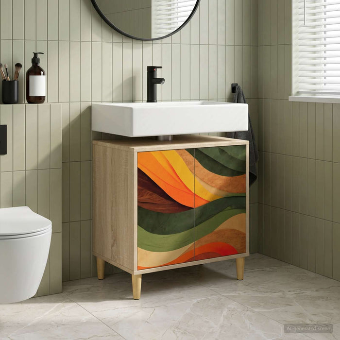Dulap de Baie BONN Sonoma 60 x 40 x 60 cm Lemn prelucrat - WALTI WALTI