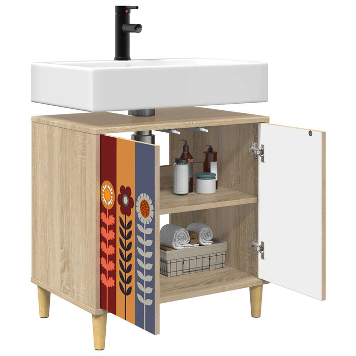 Dulap de Baie ESSEN Sonoma 60 x 40 x 60 cm Lemn prelucrat WALTI