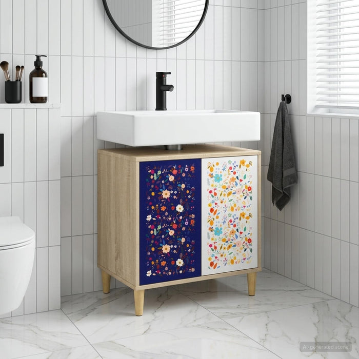 Dulap de Baie MAINZ Sonoma 60 x 40 x 60 cm Lemn prelucrat - WALTI WALTI