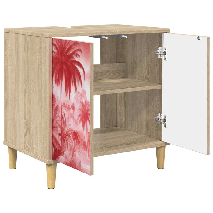Dulap de Baie AACHEN Sonoma 60 x 40 x 60 cm Lemn prelucrat WALTI