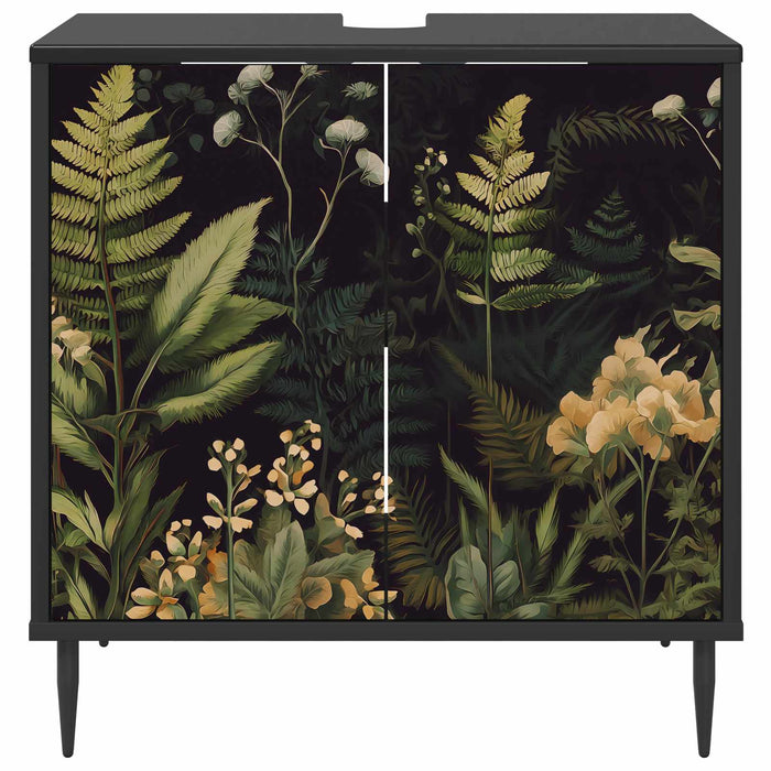 Dulap de Baie RHENEN Stejar Negru 60 x 40 x 61 cm WALTI