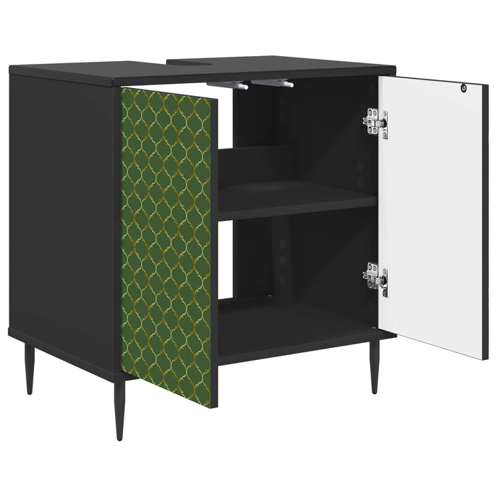 Dulap de Baie GELEEN Stejar Negru 60 x 40 x 61 cm WALTI