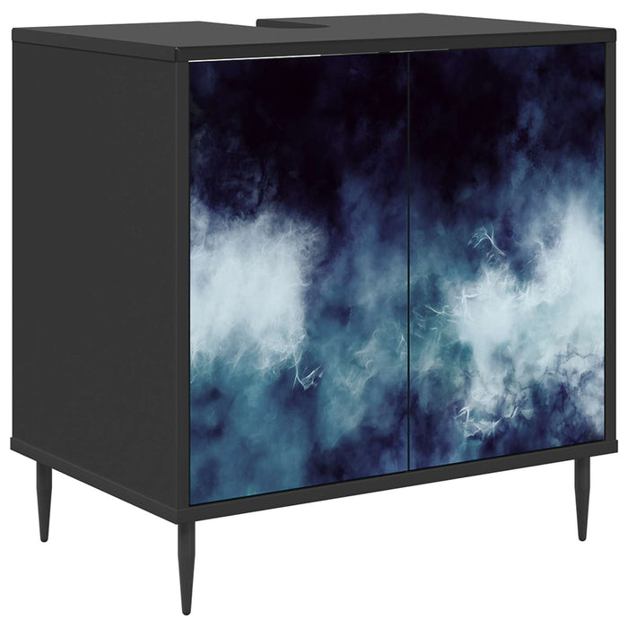 Dulap de Baie RAALTE Stejar Negru 60 x 40 x 61 cm WALTI