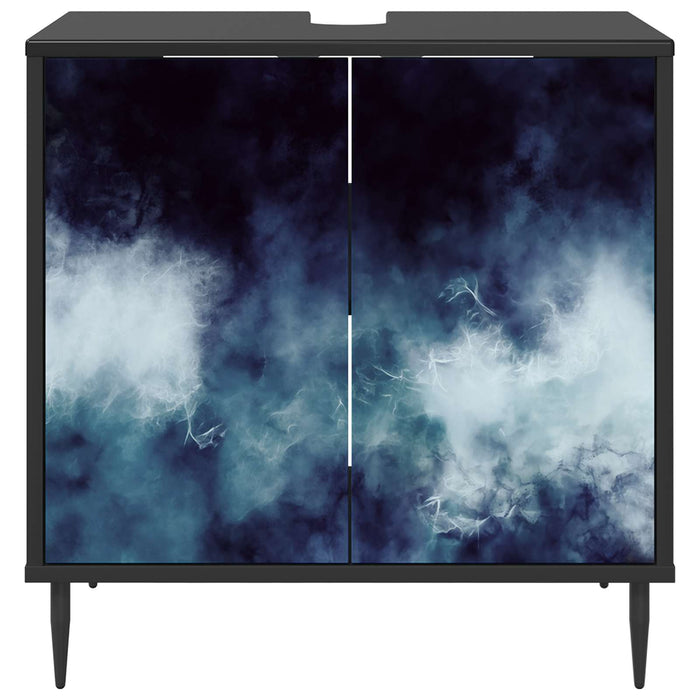 Dulap de Baie RAALTE Stejar Negru 60 x 40 x 61 cm WALTI