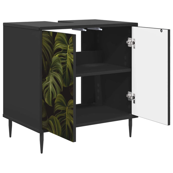Dulap de Baie ELBURG Stejar Negru 60 x 40 x 61 cm WALTI