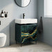 Dulap de Baie WIJHE Stejar Negru 60 x 40 x 61 cm Lemn prelucrat - WALTI WALTI