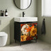 Dulap de Baie GENNEP Stejar Negru 60 x 40 x 61 cm - WALTI WALTI