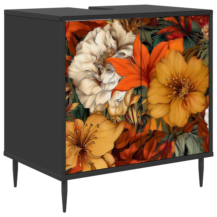 Dulap de Baie GENNEP Stejar Negru 60 x 40 x 61 cm WALTI