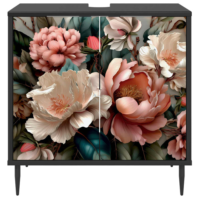 Dulap de Baie BORNE Stejar Negru 60 x 40 x 61 cm Lemn prelucrat WALTI