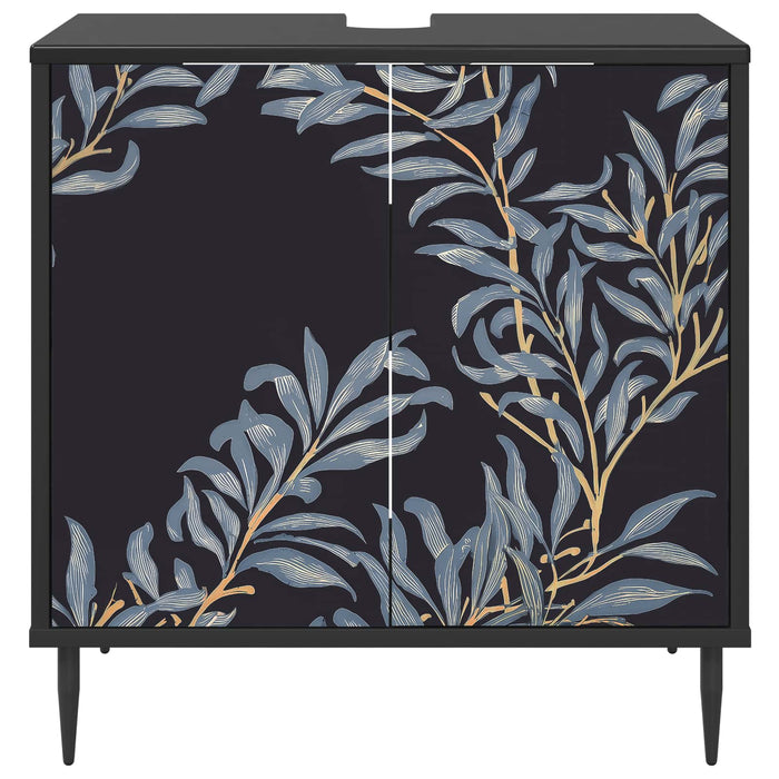 Dulap de Baie DOKKUM Stejar Negru 60 x 40 x 61 cm WALTI