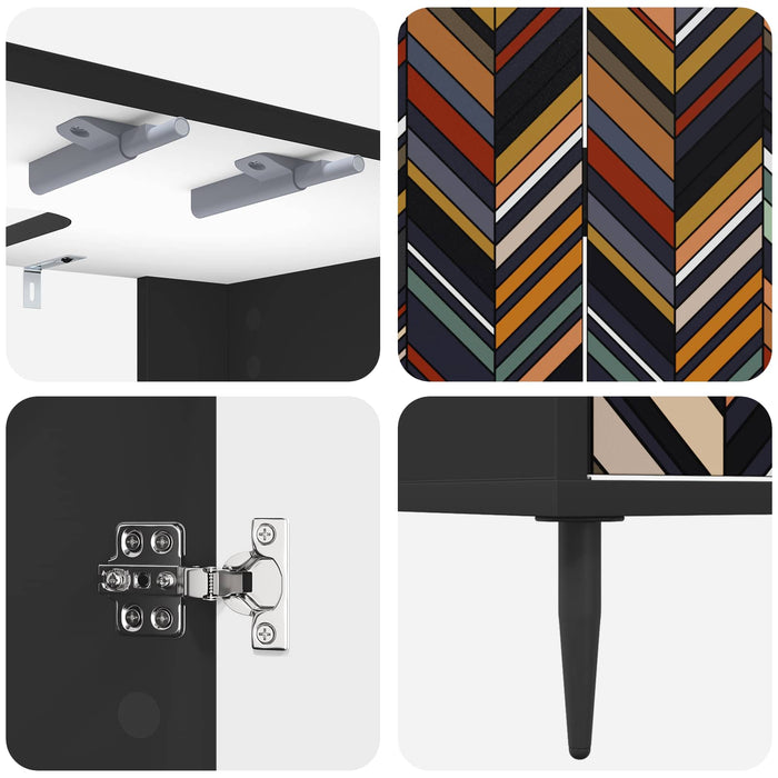 Dulap de Baie OMMEN Stejar Negru 60 x 40 x 61 cm Lemn prelucrat WALTI