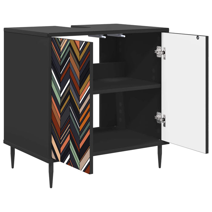 Dulap de Baie OMMEN Stejar Negru 60 x 40 x 61 cm Lemn prelucrat WALTI