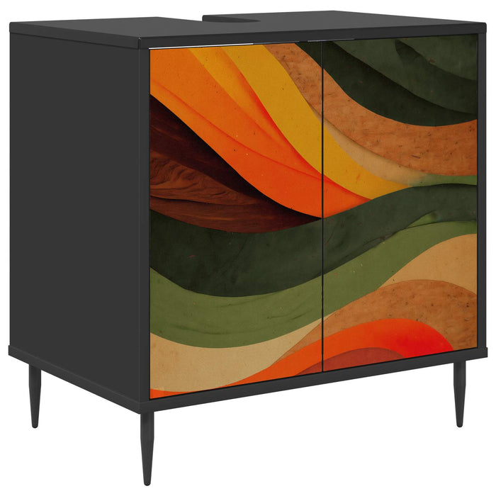 Dulap de Baie BONN Stejar Negru 60 x 40 x 61 cm Lemn prelucrat - WALTI WALTI