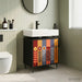 Dulap de Baie ESSEN Stejar Negru 60 x 40 x 61 cm Lemn prelucrat - WALTI WALTI