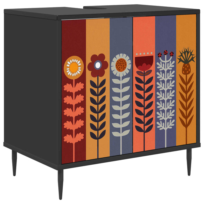 Dulap de Baie ESSEN Stejar Negru 60 x 40 x 61 cm Lemn prelucrat WALTI