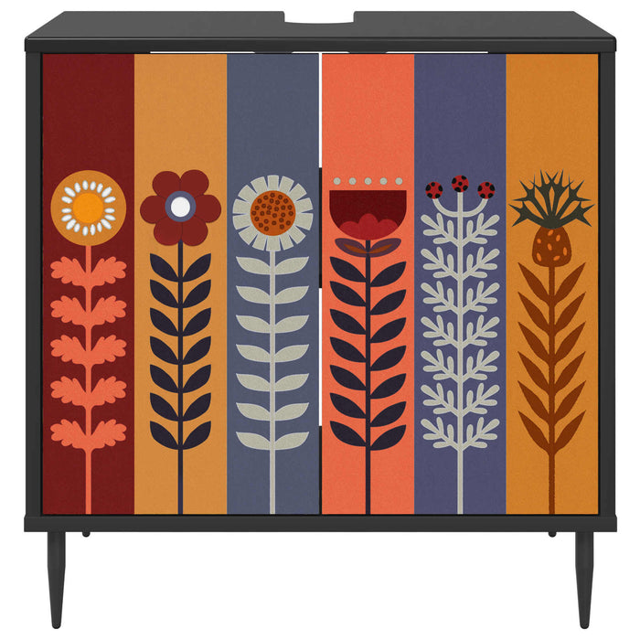 Dulap de Baie ESSEN Stejar Negru 60 x 40 x 61 cm Lemn prelucrat WALTI