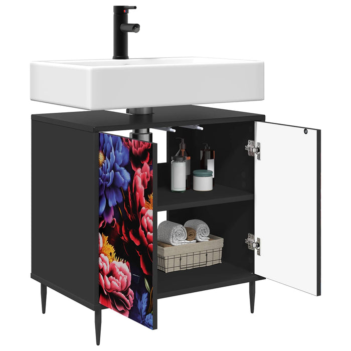Dulap de Baie KIEL Stejar Negru 60 x 40 x 61 cm Lemn prelucrat WALTI