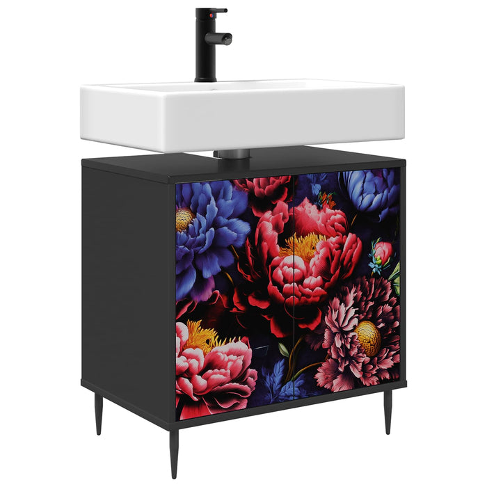 Dulap de Baie KIEL Stejar Negru 60 x 40 x 61 cm Lemn prelucrat WALTI