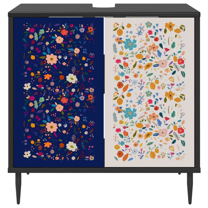 Dulap de Baie MAINZ Stejar Negru 60 x 40 x 61 cm Lemn prelucrat WALTI