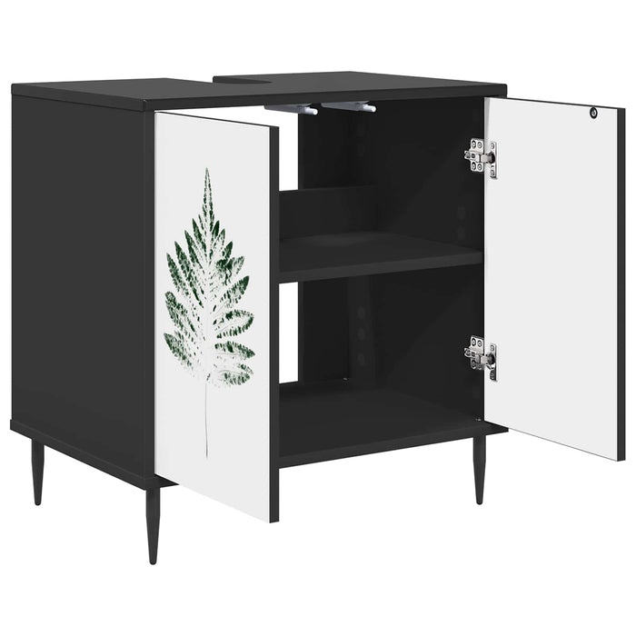 Dulap de Baie HANAU Stejar Negru 60 x 40 x 61 cm Lemn prelucrat WALTI