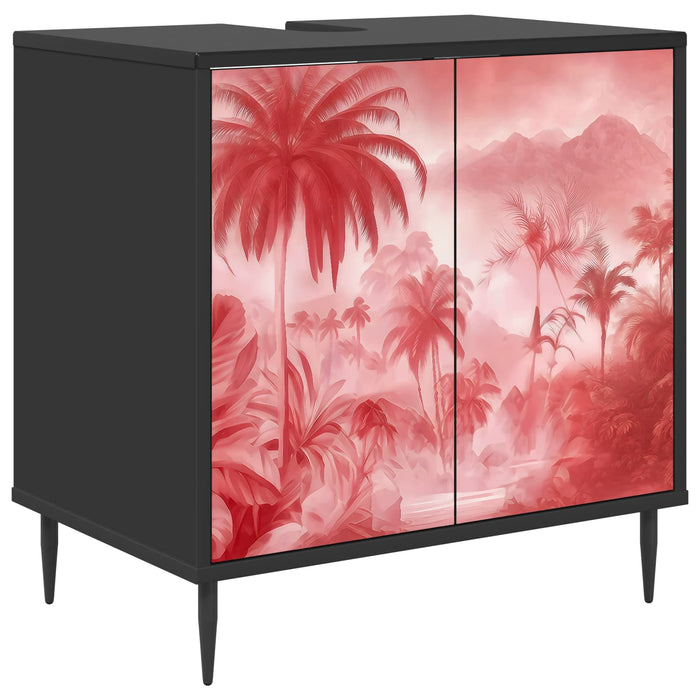 Dulap de Baie AACHEN Stejar Negru 60 x 40 x 61 cm WALTI