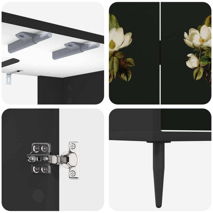 Dulap de Baie BREMEN Stejar Negru 60 x 40 x 61 cm WALTI