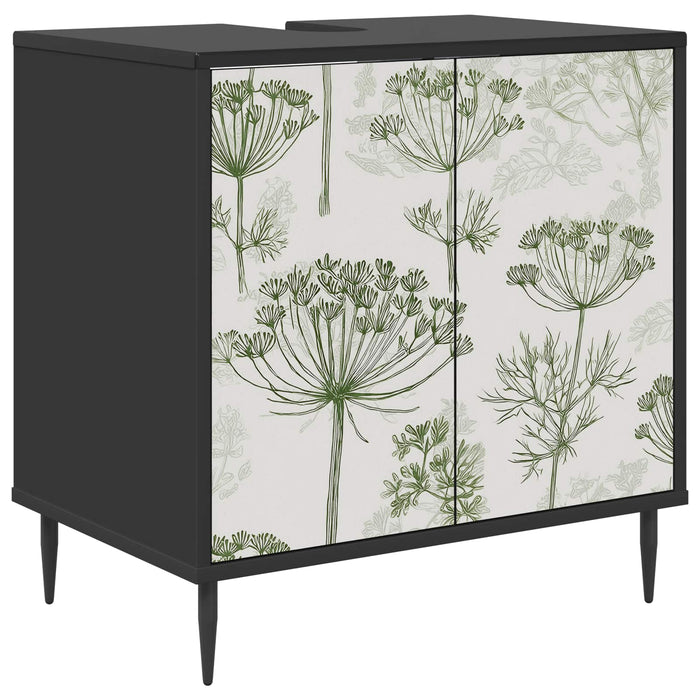 Dulap de Baie GOTHA Stejar Negru 60 x 40 x 61 cm Lemn prelucrat WALTI