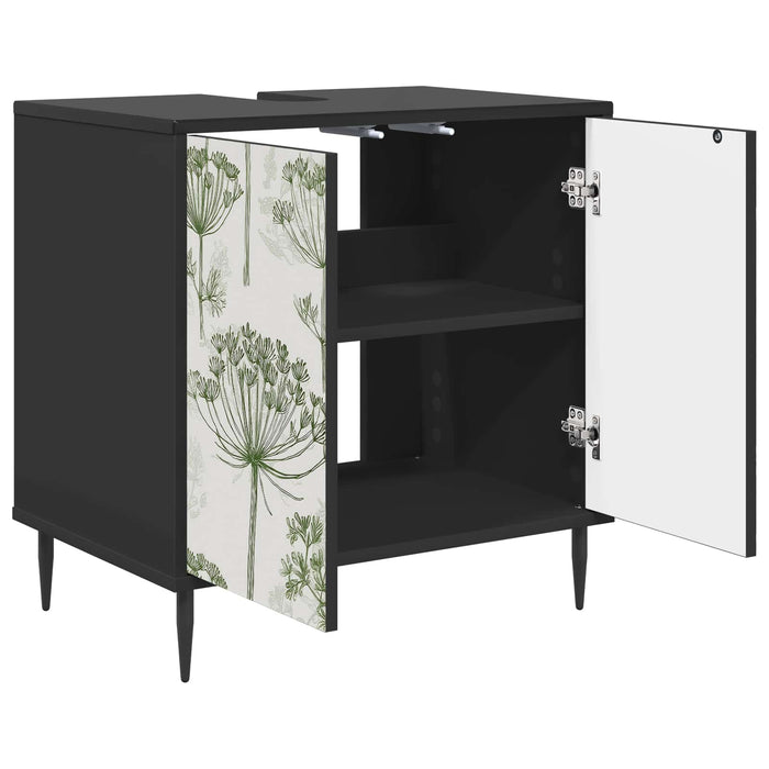 Dulap de Baie GOTHA Stejar Negru 60 x 40 x 61 cm Lemn prelucrat WALTI