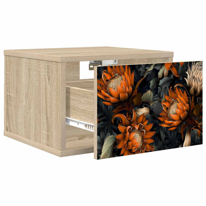 Noptieră suspendată LOCHEM Stejar Sonoma 36 x 33 x 25 cm WALTI