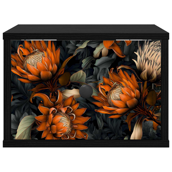 Noptieră suspendată LOCHEM 2 buc. Stejar Negru 36 x 33 x 25 cm WALTI