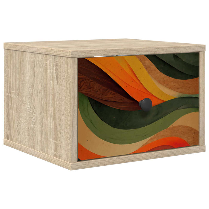 Noptieră suspendată BONN Stejar Sonoma 36 x 33 x 25 cm WALTI