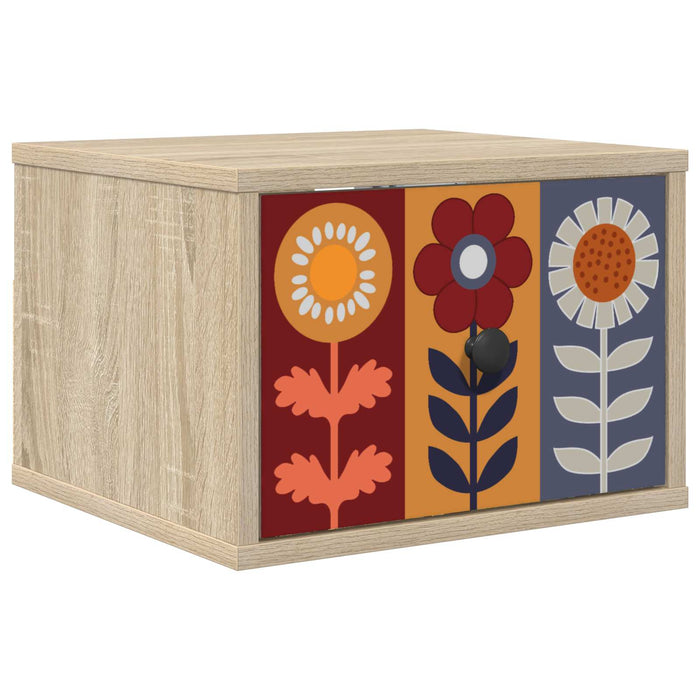 Noptieră suspendată ESSEN Stejar Sonoma 36 x 33 x 25 cm WALTI