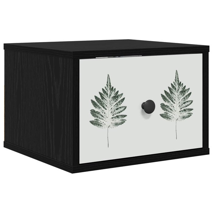 Noptieră suspendată HANAU Stejar Negru 36 x 33 x 25 cm WALTI