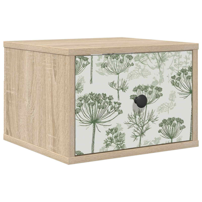 Noptieră suspendată GOTHA Stejar Sonoma 36 x 33 x 25 cm WALTI