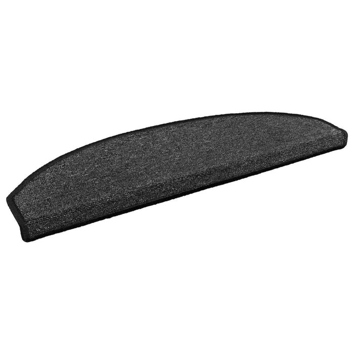 Mochete autocolante pentru scară Semicircular 15 pcs Antracit - WALTI WALTI