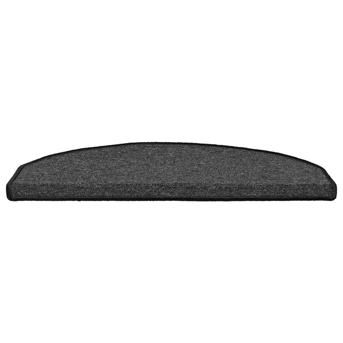 Mochete autocolante pentru scară Semicircular 15 pcs Antracit - WALTI WALTI