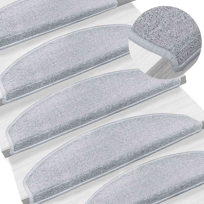 Mochete autocolante pentru scară 15 pcs Gri deschis - WALTI WALTI