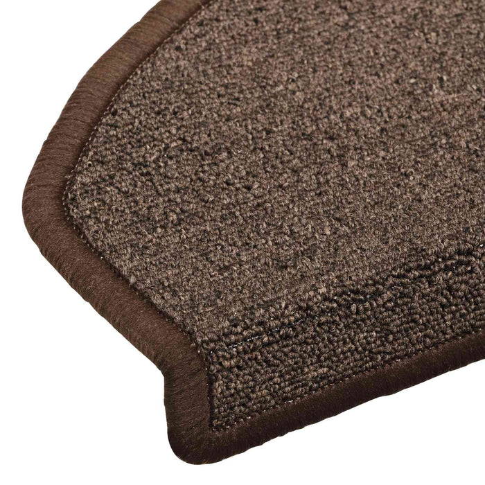 Mochete autocolante pentru scară Semicircular 15 pcs Maro Cafea - WALTI WALTI