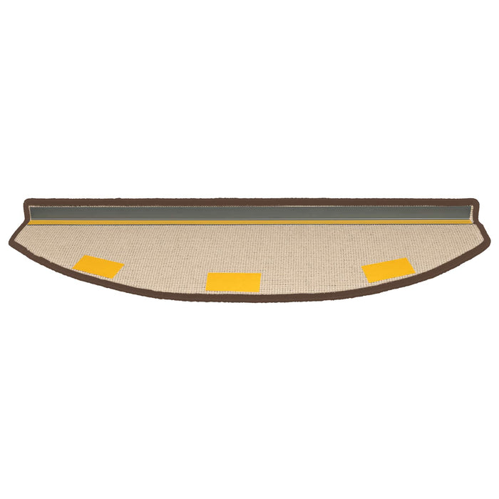 Mochete autocolante pentru scară Semicircular 15 pcs Maro Cafea - WALTI WALTI