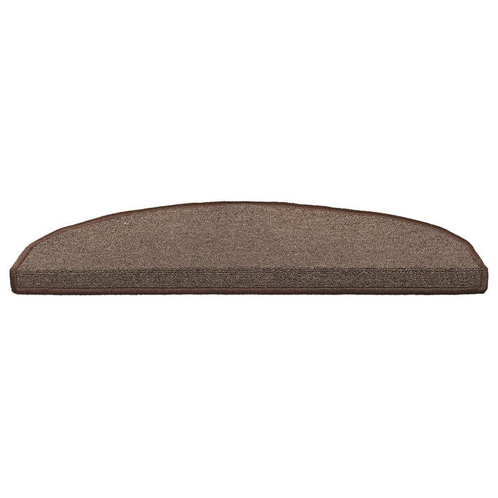 Mochete autocolante pentru scară Semicircular 15 pcs Maro Cafea - WALTI WALTI